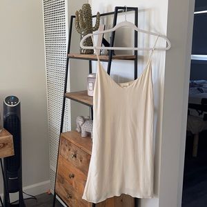 Wilfred Free off white slip dress with lining